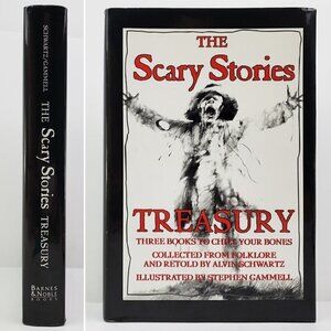 Scary Stories Treasury Three to Chill Your Bones Book VTG 1995 Hardcover Unread